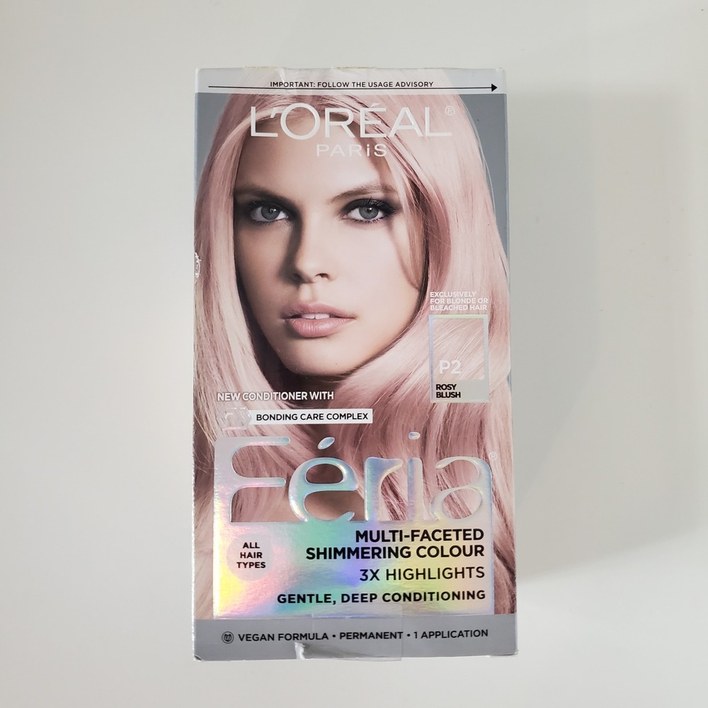 L'Oréal Paris Féria Rosy Blush P2 Shimmering Permanent Pastels Hair Color
